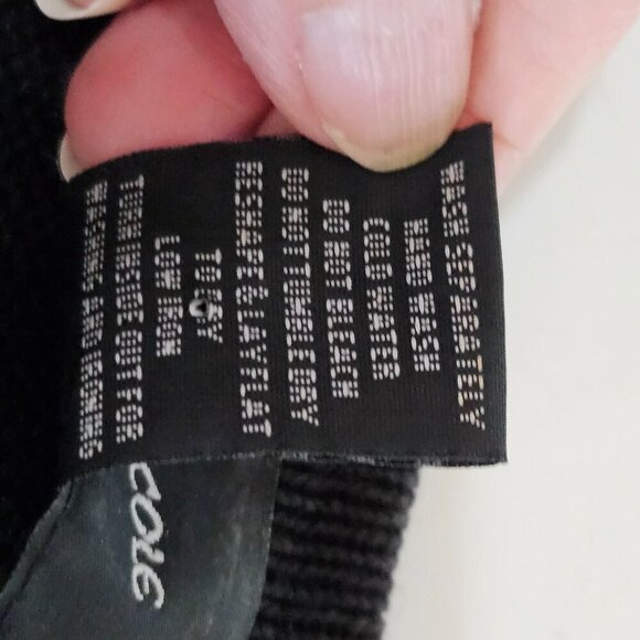 Morgan Cole Black Cardigan XL Vintage Embroidered Dragonflies Flowers - Picture 8 of 10